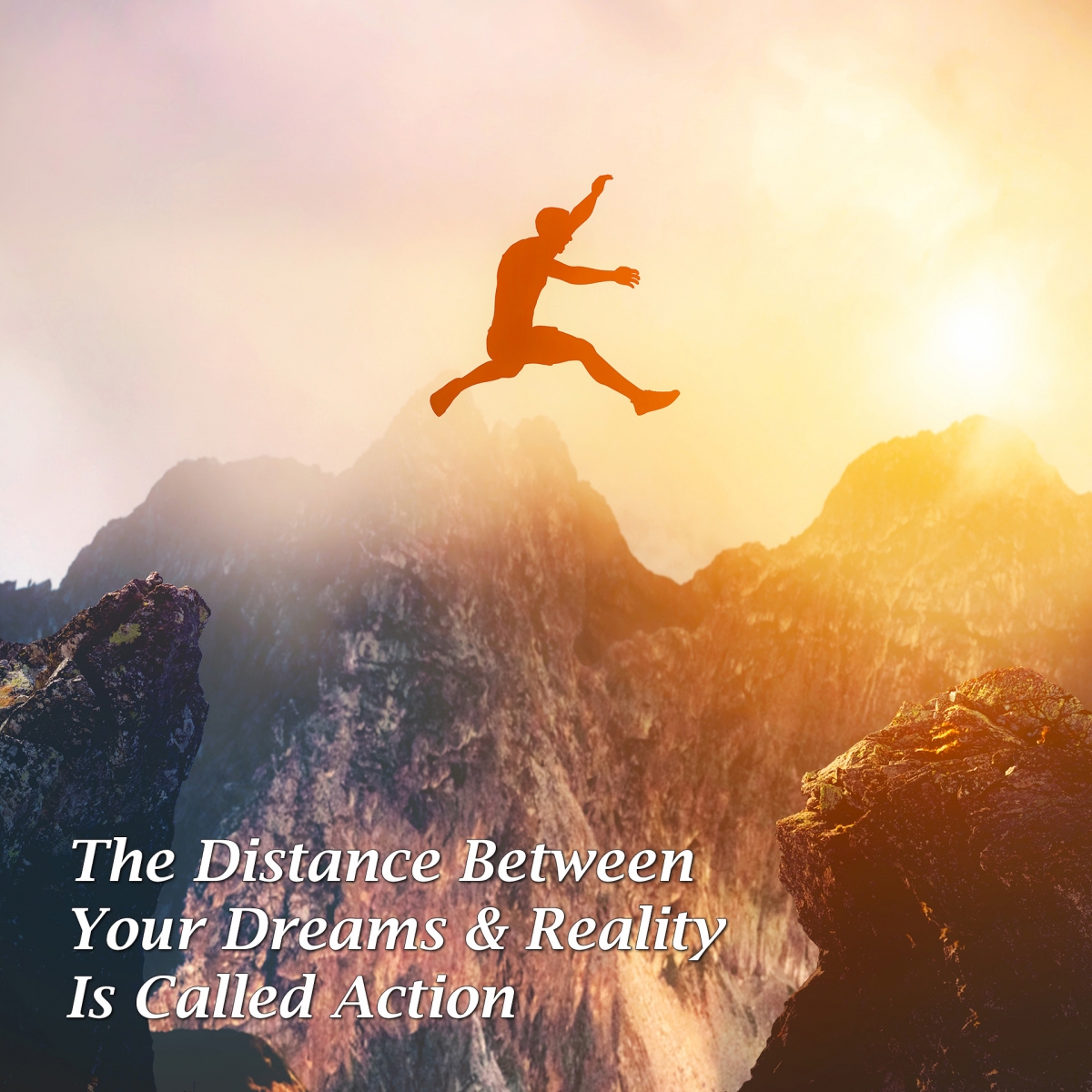 The Distance Between your Dreams & Reality Is Called Action Free